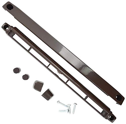Merriway Bh03174 Griglia Di Ventilazione Regolabile Per Finestre E Porte, Bianco, 260 Mm
