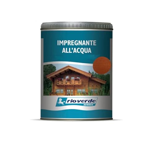 Impregnante All'Acqua Color Noce Bruno 750Ml Rm1510