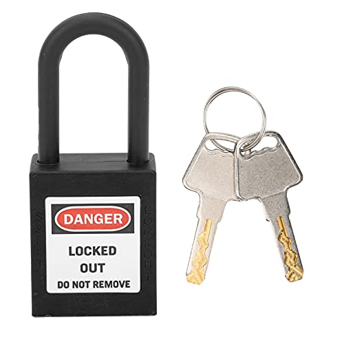 Lockout Tagout Lock, Lucchetto Di Sicurezza Con 2 Chiavi, In Nylon Resistente Alla Corrosione Isolato Lock Out Tag Out Serrature Di Sicurezza Loto Set