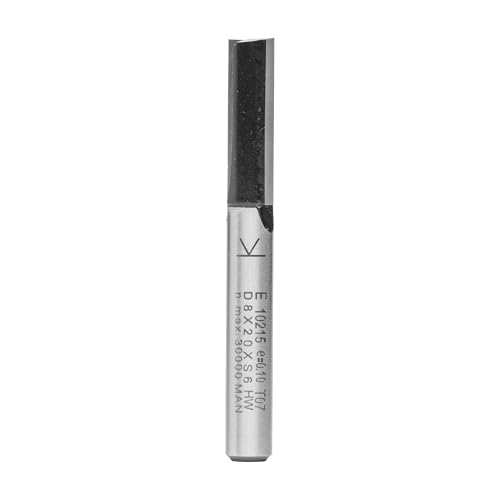 Ent 10215 Fresa Per Incastri Caburo, Gambo (S) 6 Mm, Diametro (D) 8 Mm, Nl 20 Mm, Sl 32 Mm, Gl 52 Mm