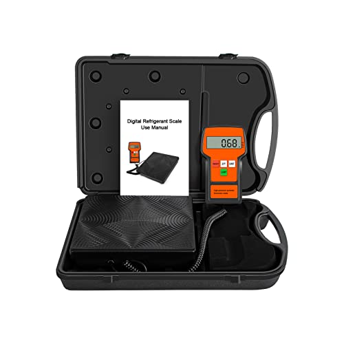 Therm La Mode Lmc-100 - Bilancia Elettronica Elettronica Per Refrigerante Digitale 100Kg, Per Recuperare Il Peso, Per Custodia Portatile Con Telecoman