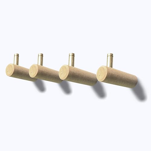 Anaan Bend Appendiabiti Muro Attaccapanni A Parete Legno Ganci Per Giacche Cappotti Sciarpe Borse Appendiabiti Da Muro Montaggio Da Parete Moderno Des