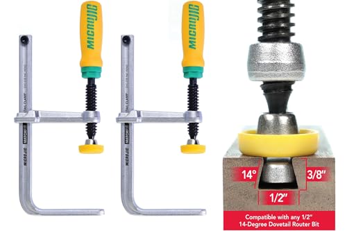 Microjig Grr-Ripper Dvc-538K2 - Morsetti A Coda Di Rondine, Colore: Giallo/Verde