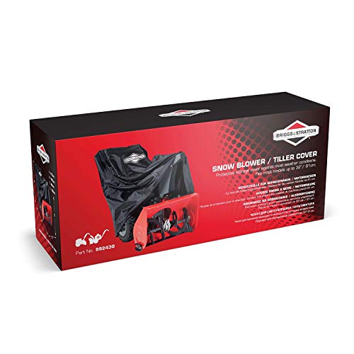 Briggs & Stratton 992430 Spazzaneve/Tiller Cover, Nero