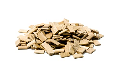 Tolux Tasselli Legno 8X22X50 [Mm] 100 Pz, Cavicchi Legno Rettangolare, Compatibile Con Tutte Le Fresatrici Per Giunzioni Compresa Festool. Realizzati 