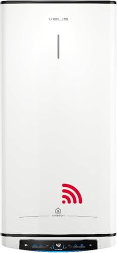 Ariston Velis Pro Dry Wi-Fi 50 Litri Scaldabagno Elettrico Super Compatto, Bianco 3100908