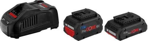 Bosch Professional 1600A01Ba8 Batteria 4.0 Procore 8.0 Ah + Caricatore Gal 1880 Cv, 18 V, Blu