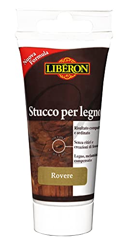 Liberon Stucco Per Legno All'Acqua, Rovere, 50Gr