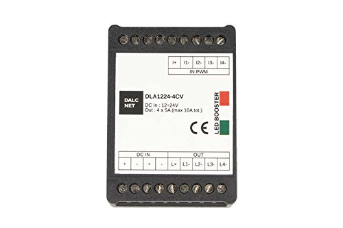 Dalcnet Dla1224 – 4 Cv Booster Amplificatore Pwm 4 Canali 12 V 24 V 10 A