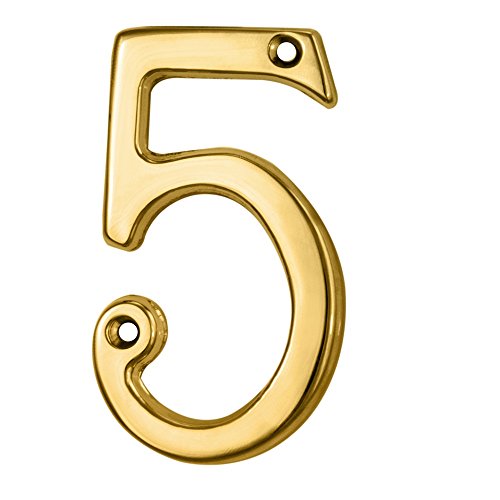 Carlisle Brass N5 Numeri E Lettere, Ottone Lucido
