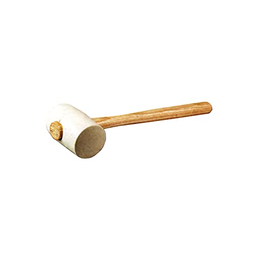 Nespoli Mazzuola Gomma Bianca Manico Legno 450Gr