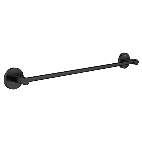 Grohe Essentials 406882431 - Portasciugamani Da Bagno, 45,7 Cm, Colore: Nero Opaco