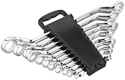 Marchio Amazon - Denali, Set Di Chiavi Inglesi, 6-32 Mm, Con Custodia, 11 Pezzi