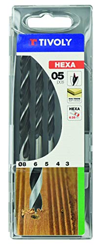 Tivoly 10803770001 – Cofanetto Di 5 Punte Legno Esagonale