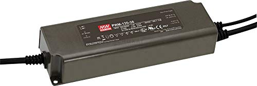 Mean Well Pwm-120-12Ble - Driver Led A Tensione Costante, 120 W, 10 A, 12 V/Dc, Dimmerabile, Montaggio Su Fiamma
