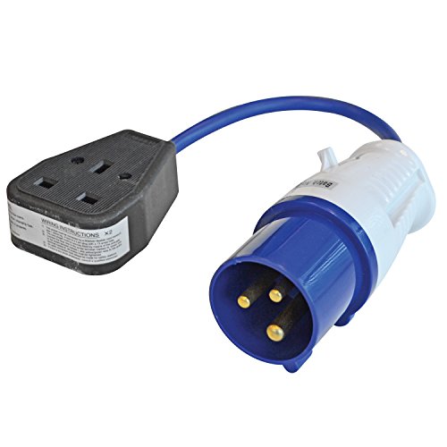 Faithfull Power Plus Flylead - Presa Industriale Con Cavo 24 V, Filo 35 Cm