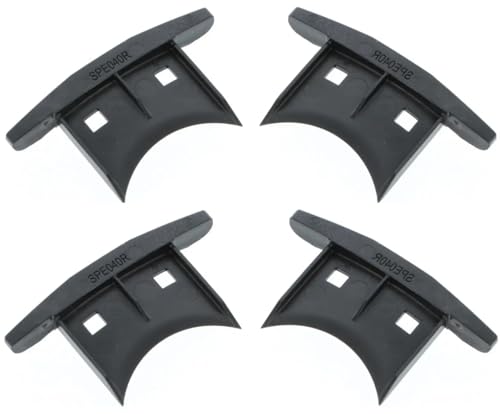 Cyclingcolors 4X Tappi Di Copertura Guida Lamelle Persiane Tapparelle Finestra Plastica Clip Ganci Copri, Per 42 X 8Mm