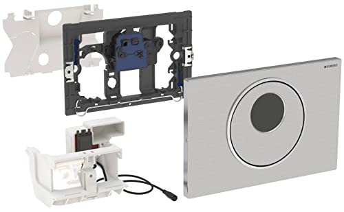 Geberit 115890Sn5 Placca Di Comando, Acciaio Spazzolato