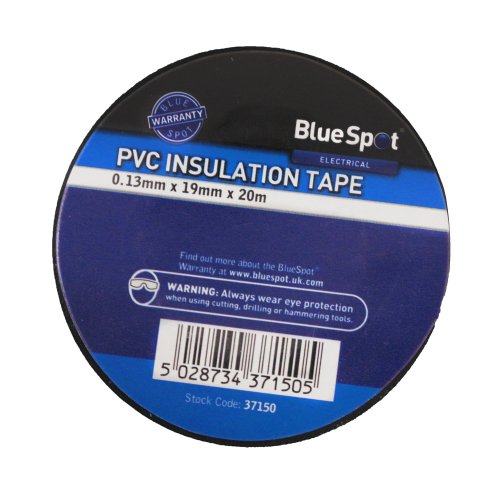 Blue Spot Tools 37150 - Nastro In Pvc A Pois Blu, 0,13 Mm X 19 Mm X 20 M