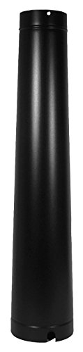 Tubo Smaltato Ala Ridotto 20/15X100 Nero Opaco [Ala]