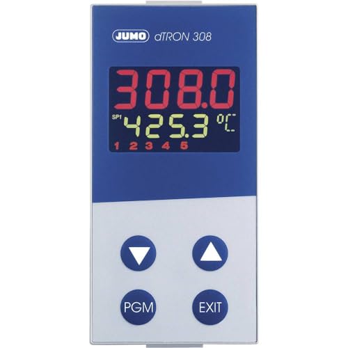 Jumo Dtron Control Compatto Di 3 Punti Regolatore Della Etapa 110 – 240 V Ac/Collezione Di Fissaggio 45 X 92 Mm Profondità Di Installazione 90 Mm