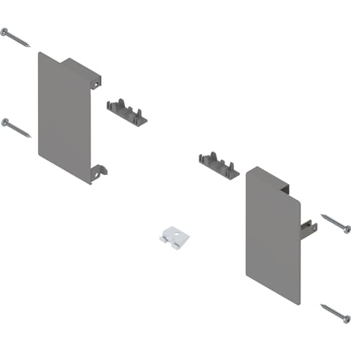 Blum Merivobox - Supporto Anteriore Per Cassetto Interno, Altezza M, Grigio Indio Opaco