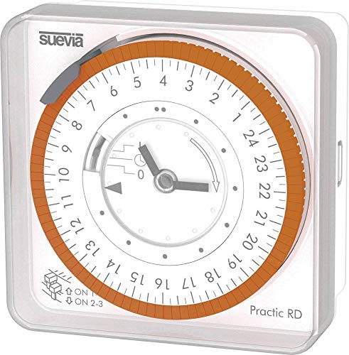Suevia Practic Rd - Programmatore Orario Per Montaggio Sporgente Analogico 230 V/Ac 16 A/230 V