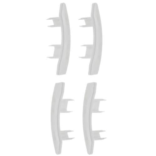 Cyclingcolors 4X Tappi Di Copertura Guida Lamelle Persiane Tapparelle Finestra Plastica Clip Ganci Copri, Bianco Per 55 X 14Mm