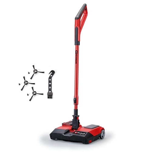 Einhell Scopa A Batteria Te-Fs 18 Li-Solo Power X-Change (18 V, Altezza Di Taglio 250 Mm, Tergitore, Manico Telescopico, Senza Sacchetto, Luce Led, In