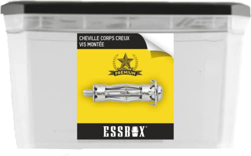 Caviglia Essbox Scell-It Corpo Cavo, Spyder Plus, Ø 4 Mm X 33 Mm, Scatola Da 200, Ideale Per Carichi Pesanti A Pesanti, Fissaggio Robusto E Affidabile