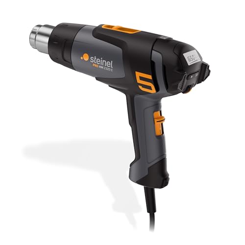 Steinel Pistola Termica Hm 2320 E, Modalità Eco, Pistola Ad Aria Calda Da 2300 W, Temperatura 80°-650°C, Display Lcd, Riscaldamento In Ceramica