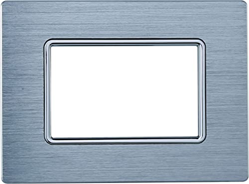 Placca Alluminio 3P Silver Lucido