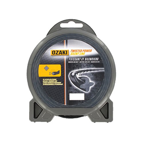 Ozaki – Filo In Nylon Elicoidale Twisted Power Silent Line – Ø 3,3 Mm – L 23 M – Filo Aerodinamico – Riduce Il Rumore E Le Vibrazioni