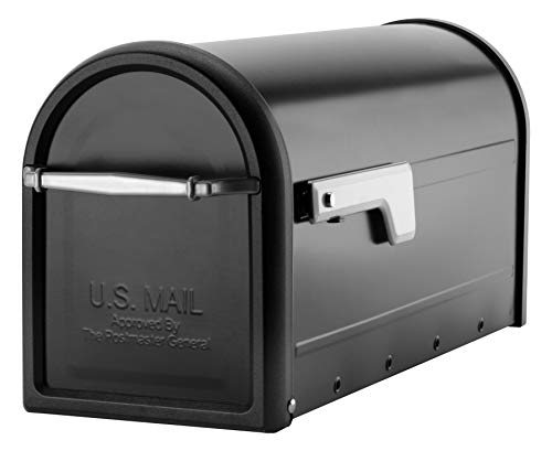 Chadwick Accenti In Nichel Nero Post Mount Mailbox