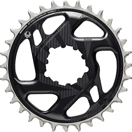 Sram Plato X-Sync2 Eagle Dm 6Mm Offset 34D Gris Lu, Piatti. Unisex Adulto, Nero, Taglia Unica