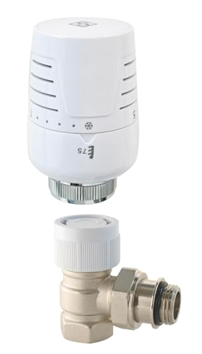 Somatherm For You, 601522105, Rubinetto Termostatico T302 A Squadra 3/4 (20X27), Compatibile Con Tutte Le Teste Termostatiche Standard M30X1,5 Sul Mer
