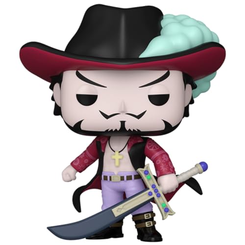 Funko One Piece Dracule Mihawk Esclusiva Pop Vinyl Figure 1521, Standard, 77108