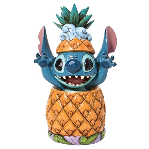 Enesco 6010088 Disney Traditions Stitch In Una Figura Di Ananas