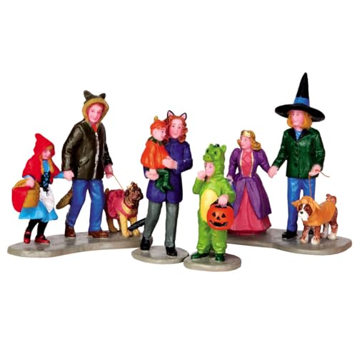 Lemax - Trick Or Treating Fun - Set Of 4
