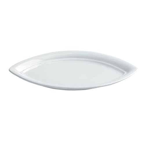Tognana - Vassoio Theorema Ovale 36X32 In Porcellana Bianca