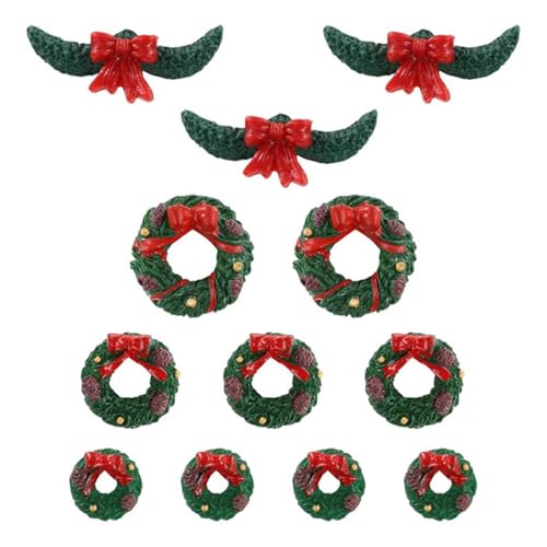 Lemax - Garland And Wreaths, Set Of 12