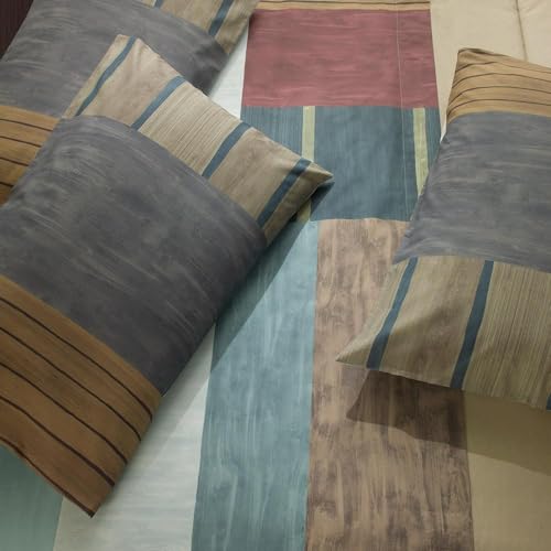 Gabel Gallery Completo Letto Matrimoniale Stampato, Smoky Blue 219, Matrimoniale