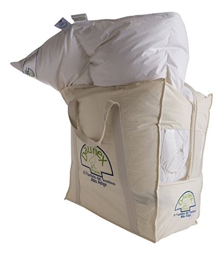 Daunex Badia Light Piumino, Cotone, Bianco, Matrimoniale, 250X200X2 Cm