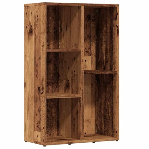 Vidaxl Libreria Legno Antico 45X25X80 Cm In Legno Multistrato