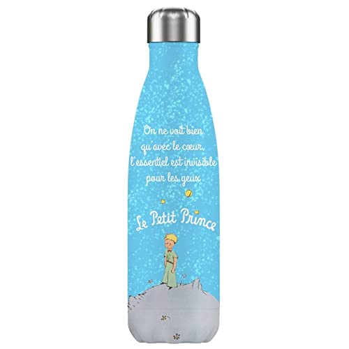 Le Petit Princ Bottiglia Thermos Azzurro Cielo, Metallo, Multicolore, Unica