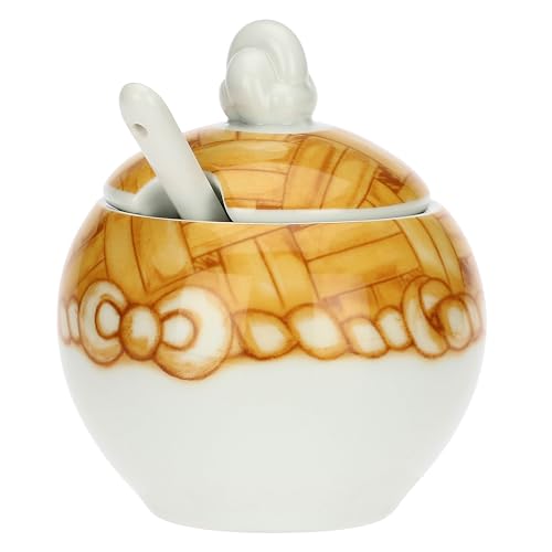Thun, Zuccheriera In Porcellana, Linea Abbracciami, Zuccheriera Da Collezione, Idea Regalo Per Natale, 370 Ml, Ø 10.25 Cm, 9.60 Cm H