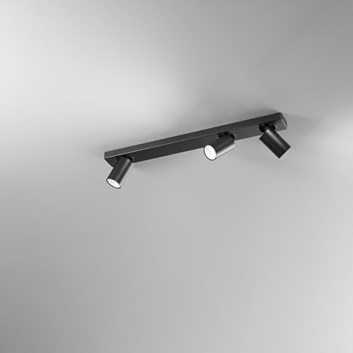 Perenz Spot Contemporaneo Oddy Alluminio Nero 3 Luci Gu10 Ip20