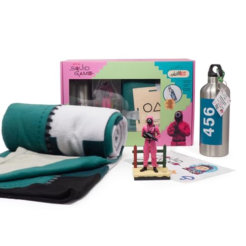 Neamedia Icons Netflix Chill Kit - Stranger Things, Licenza Ufficiale, Coperta In Pile, Statuetta Da Collezione, Borraccia Isoterma, Adesivi, Idea Reg