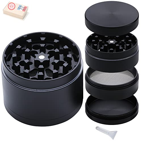 Grinder [Nuovo] 4 Parti Di Cui 3 Scomparti Con Filtro E Mini Spatola - 55X40Mm