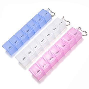 Familymall - Organizer Settimanale Per Medicinali Blu